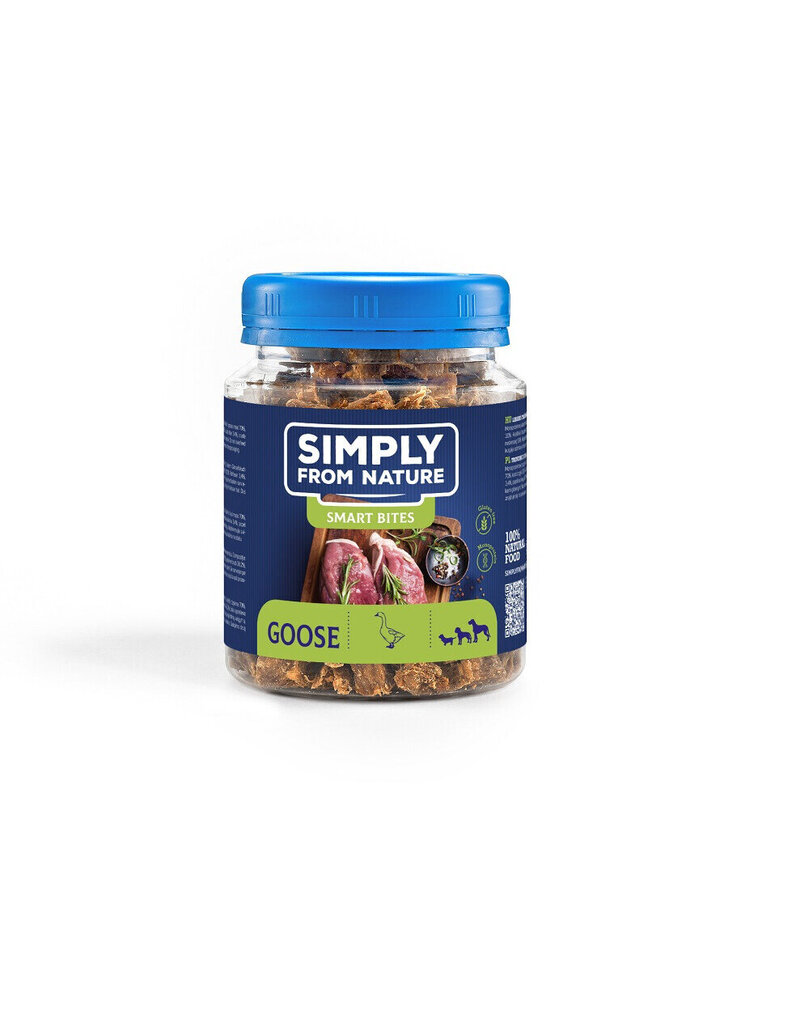 Simply From Nature Smart Bites hanelihaga, 5x130 g цена и информация | Maiustused koertele | kaup24.ee