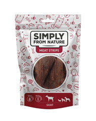 Simply From Nature Meat Strips Mix veise-, kitse- ja lambalihaga, 3x80 g hind ja info | Maiustused koertele | kaup24.ee