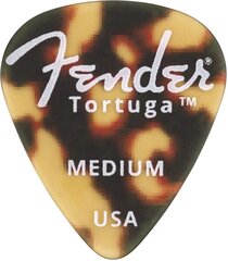 6 медиаторов комплект Fender Tortuga 351 Medium цена и информация | Принадлежности для музыкальных инструментов | kaup24.ee