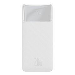 Kiirlaadimisega aku, Baseus PPBD0505021, 10000 mAh., USB-A, mikro-USB kaabel, 0,25 m., valge hind ja info | Akupangad | kaup24.ee