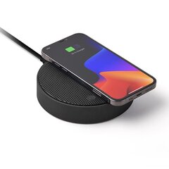 Lexon Design OSLO Energy + QI Charger Speaker Tume Punane hind ja info | Mobiiltelefonide laadijad | kaup24.ee