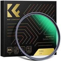 УФ-фильтр K&amp;F Concept Nano-X MCUV - 55 мм цена и информация | Фильтр | kaup24.ee