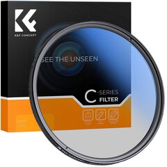 K&F Concept Nano-C HMC CPL ringpolarisatsioonifilter - 58 mm hind ja info | Lisatarvikud fotoaparaatidele | kaup24.ee