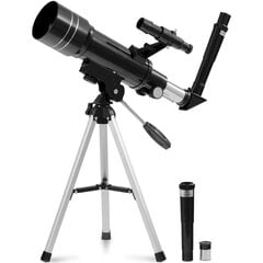 Teleskoop astronoomiline refraktor planeedivaatlusteks, Uniprodo UNI_TELESCOPE_021, 360 mm, läbimõõt 69,78 mm. hind ja info | Mikroskoobid ja teleskoobid | kaup24.ee