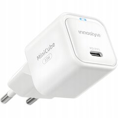 INNOSTYLE KIIRLAADIJA CUBE USB-C 33W USB TÜÜP C GAN II SAMSUNG LEDILE hind ja info | Mobiiltelefonide laadijad | kaup24.ee