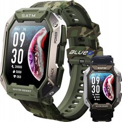 BlueQ Army D20 Green Camo hind ja info | Nutikellad (smartwatch) | kaup24.ee