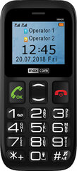 Maxcom Mobile telephone for older adults Maxcom Comfort MM426 4 GB Black 1,77" hind ja info | Telefonid | kaup24.ee