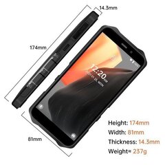 OUKITEL Смартфон WP12 Pro 4/64GB DS Черный цена и информация | Мобильные телефоны | kaup24.ee