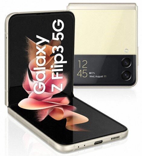 Samsung Galaxy Z Flip3 5G, 256 GB, Phantom Cream цена и информация | Telefonid | kaup24.ee