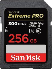 MEMORY SDXC 256GB UHS-II/SDSDXDK-256G-GN4IN SANDISK цена и информация | Карты памяти | kaup24.ee