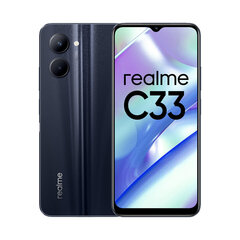 Смартфоны Realme C33 Чёрный 64 Гб Octa Core 4 GB RAM цена и информация | Мобильные телефоны | kaup24.ee