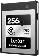 Карта памяти Lexar CFexpress 256GB Professional R1750/W1000 цена и информация | Карты памяти | kaup24.ee