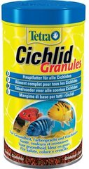 Тетра Cichlid Granules 500 мл цена и информация | Корм для живой рыбы | kaup24.ee