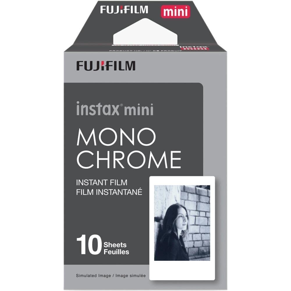 Fotopaber Fujifilm Instax Mini 1x10tk Monochrome цена и информация | Lisatarvikud fotoaparaatidele | kaup24.ee