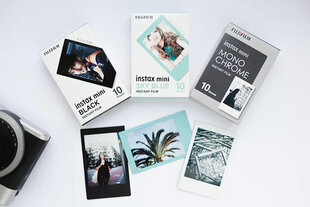 Fotopaber Fujifilm Instax Mini 1x10tk Black frame hind ja info | Lisatarvikud fotoaparaatidele | kaup24.ee