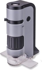 Carson MP-2250 Microlip 100x-25x taskumikroskoop koos nutitelefoni adapteriga fotode ja videote jaoks цена и информация | Телескопы и микроскопы | kaup24.ee