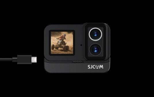 SJCAM SJ20 spordikaamera + laetav 4K DUAL LENS kaamerahoidja ET hind ja info | Seikluskaamerad | kaup24.ee