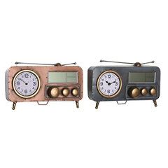 Lauakell DKD Home Decor 33 x 11,5 x 26 cm Hall Vask Vintage (2 tk) hind ja info | Kellad | kaup24.ee