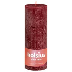 Bolsius sammasküünlad Shine 6 tk 190 x 68 mm sametpunane цена и информация | Подсвечники, свечи | kaup24.ee