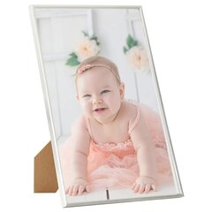 332172 Photo Frames Collage 3pcs for Table Silver 21x29,7cm MDF цена и информация | Рамки, фотоальбомы | kaup24.ee