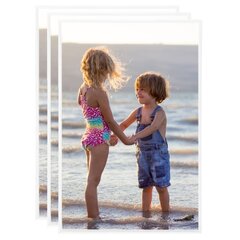 fotoraami kollaaž 3 tk, seinale või lauale, valge, 70 x 90 cm цена и информация | Рамки, фотоальбомы | kaup24.ee