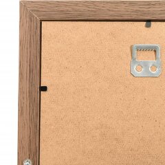 kollaaž-pildiraam 10 osaline, 10 x 15 cm, Helepruun MDF цена и информация | Рамки, фотоальбомы | kaup24.ee