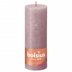 Bolsius sammasküünlad Shine 6 tk 190 x 68 mm vanaroosa hind ja info | Küünlad, küünlajalad | kaup24.ee