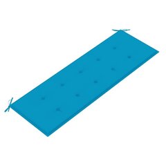 Подушка для садовой скамейки, синяя, 150x50x4см цена и информация | Подушки, наволочки, чехлы | kaup24.ee