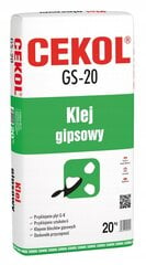 Kipsliim kipsplaatide jaoks GS-20 10 kg цена и информация | Клей | kaup24.ee