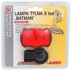 Jalgratta tagaistme lamp batman 5 LED hind ja info | Jalgratta tuled ja helkurid | kaup24.ee