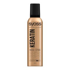 Моделирующая пенка Keratin Syoss (250 ml) цена и информация | Средства для укладки волос | kaup24.ee