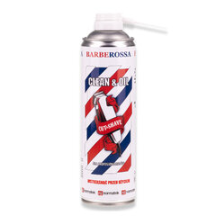 Barberossa Clean&Oil Spray для консервации и дезинфекции машинок, 500 мл. цена и информация | Средства для укладки волос | kaup24.ee