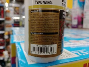 Wikol puidutööde liim veekindel Woodfix 250 ml hind ja info | Liimid | kaup24.ee