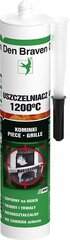 Pliidi- ja kaminatihendaja must Fire Sealant 310 ml цена и информация | Изоляционный и уплотняющий упаковочный материал | kaup24.ee