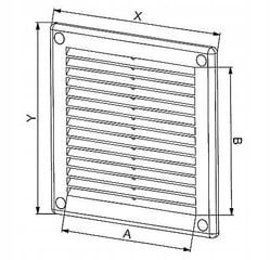 Ventilatsioonigrill valge TRU2 150x150 цена и информация | Вентиляторы для ванной | kaup24.ee