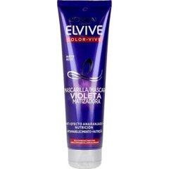 Матирующая маска Elvive Color-vive Violeta L'Oreal Make Up, 150 мл цена и информация | Маски, масла, сыворотки | kaup24.ee