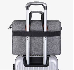 BAG Case sülearvuti ümbris 15–15,6 tolli hall SLIM Zenwire цена и информация | Рюкзаки, сумки, чехлы для компьютеров | kaup24.ee