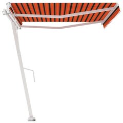 iseseisev automaatne varikatus 450x300 cm oranž/pruun цена и информация | Зонты, маркизы, стойки | kaup24.ee