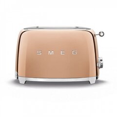 Smeg Toaster 2 Slices, розовое золото, блестящий, эстетика стиля 50-х годов цена и информация | Тостеры | kaup24.ee