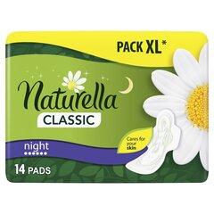 Hügieenilised pakendid Naturella Night, 14 tk hind ja info | Tampoonid, hügieenisidemed, menstruaalanumad | kaup24.ee