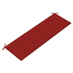 Pink Batavia punase istmepadjaga, 150 cm, tiikpuu hind ja info | Aiapingid | kaup24.ee