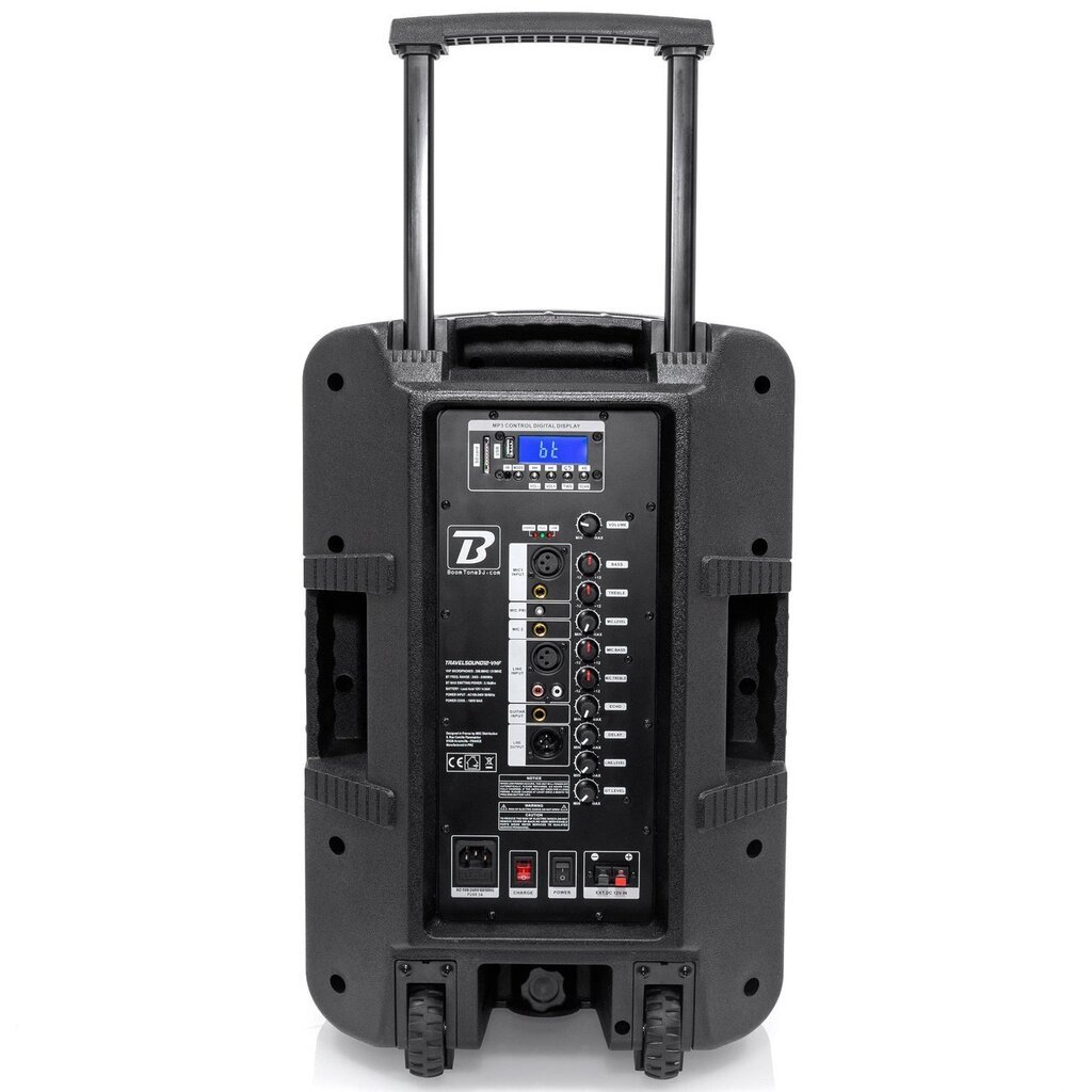 BoomTone DJ TravelSound12-VHF, must hind ja info | Kõlarid | kaup24.ee