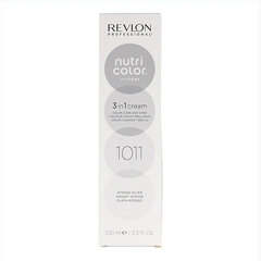 Перманентный крем-краска Revlon Nutri Color 1011 - Intense Silver 3-в-1, 100 мл цена и информация | Краска для волос | kaup24.ee