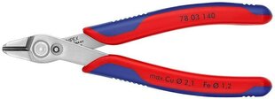 el. külglõiketangid Super Knips XL INOX 140mm D2,1mm vedruga, Knipex hind ja info | Käsitööriistad | kaup24.ee