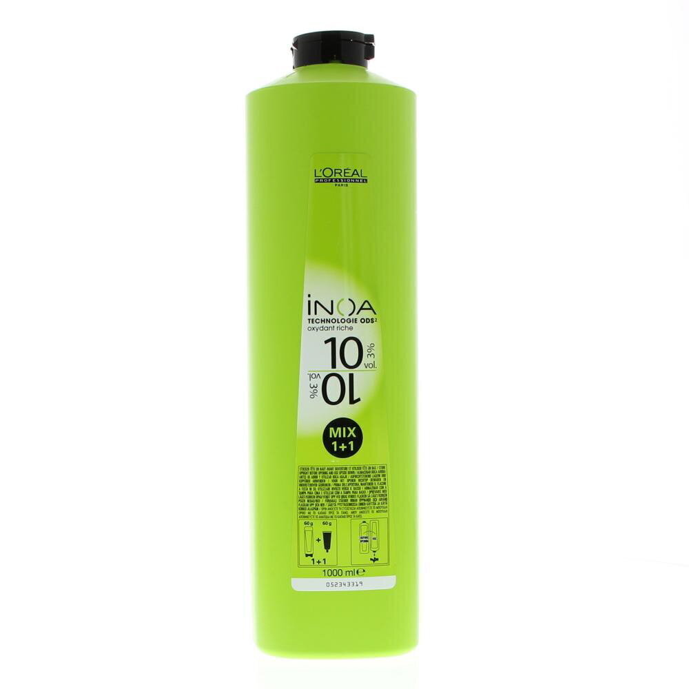 Oksüdeerija L'Oreal Professionnel Inoa Oxydant Riche 10 Vol 3% 1000 ml hind ja info | Juuksevärvid | kaup24.ee