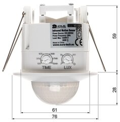 Lae liikumisandur MD-05B7 AC 230V hind ja info | Andurid, sensorid | kaup24.ee