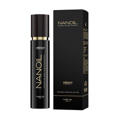 Масло для волос Nanoil Hair Oil Medium Porosity, 100мл цена и информация | Маски, масла, сыворотки | kaup24.ee