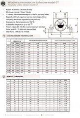 Pneumaatiline turbiinivibraator mudel GT6 цена и информация | Механические инструменты | kaup24.ee