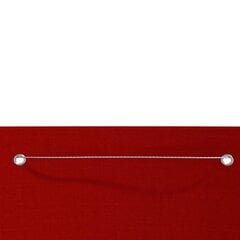 rõdusirm, punane, 140 x 240 cm, Oxfordi kangas цена и информация | Зонты, маркизы, стойки | kaup24.ee
