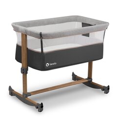 Кроватка Lionelo Leonie 2 in 1, Grey/stone цена и информация | Манежи для детей | kaup24.ee